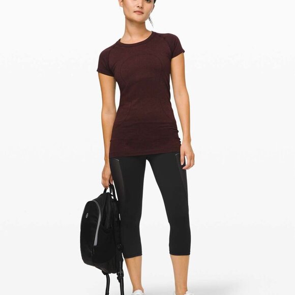 🖤 Lululemon Always Airy High-Rise Run Crop 19" Black - Size 6 💨 - Picture 6 of 13